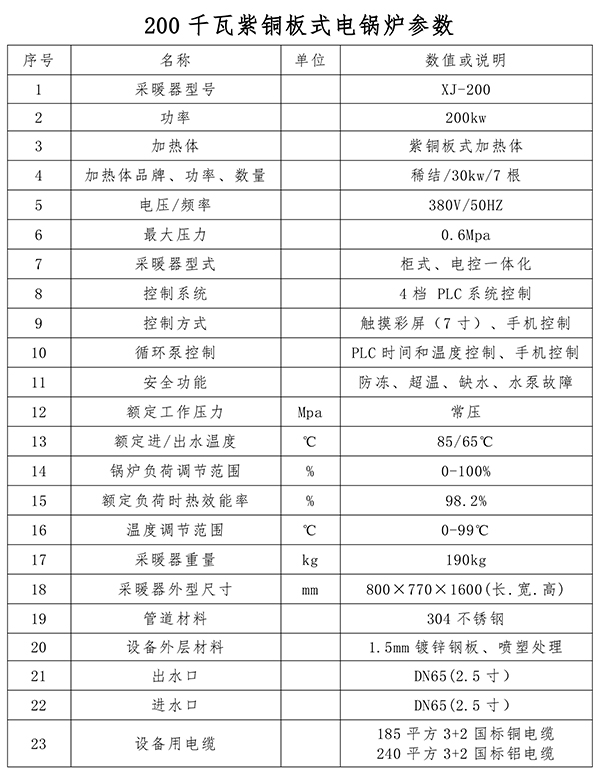 辽宁稀结200kW紫铜板式电锅炉_全导体加热